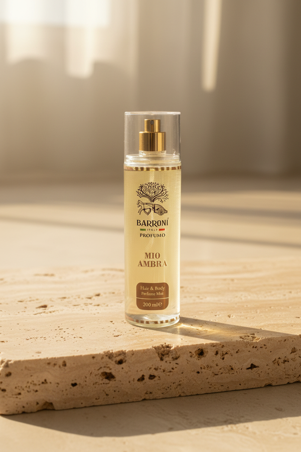 MIO AMBRA HAIR & BODY PERFUME MIST - Barroni Profumo