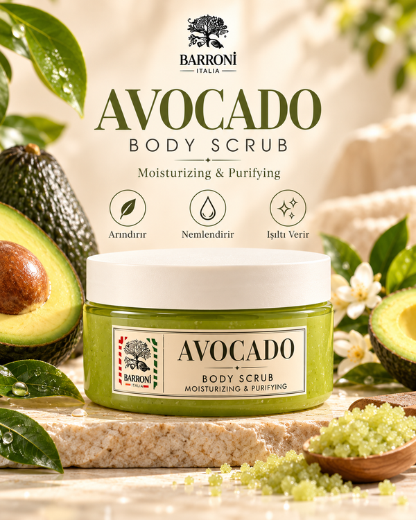 BARRONI AVOCADO Body Scrub kullanım ve ürün detayları