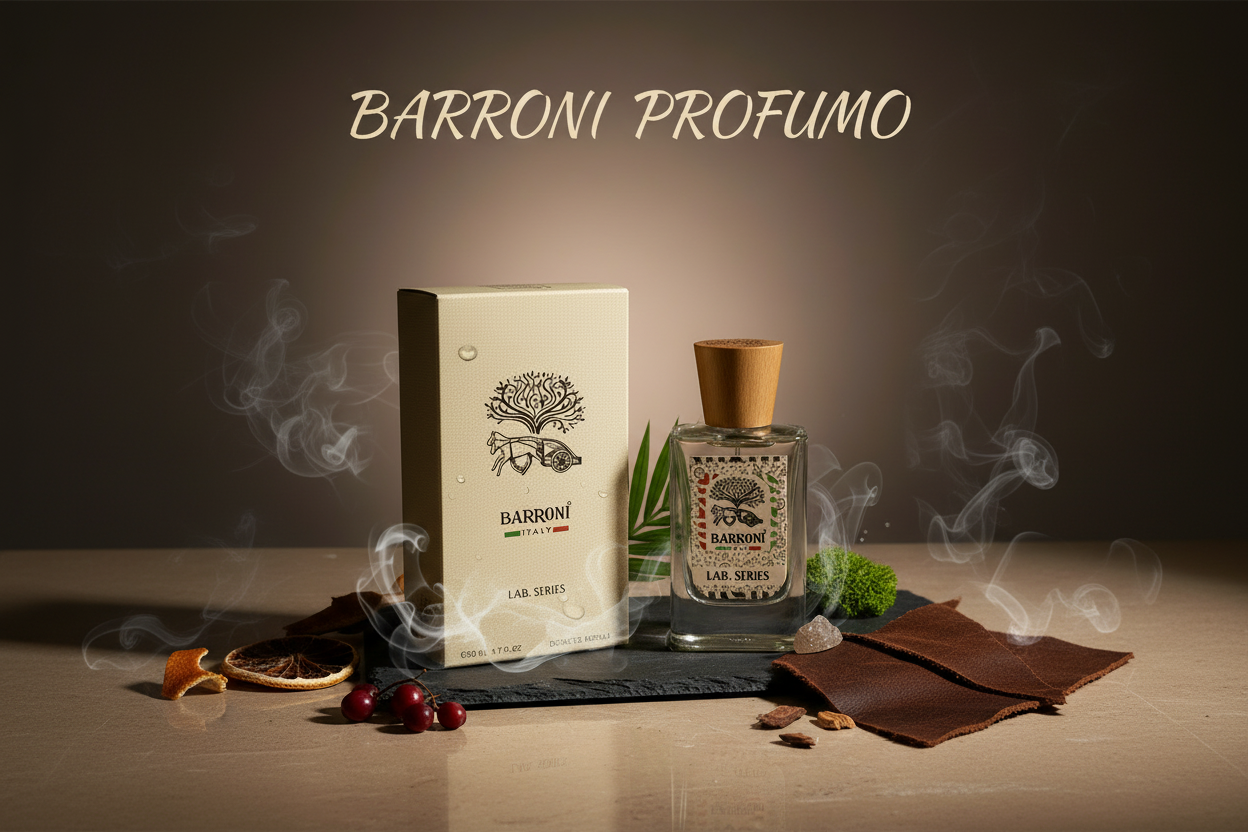 Barroni Profumo Handwritten Banner