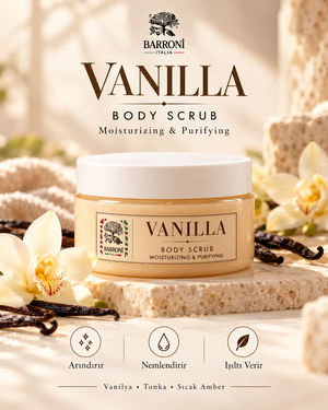 BARRONI VANILLA Body Scrub – Vücut Peelingi 300 gr